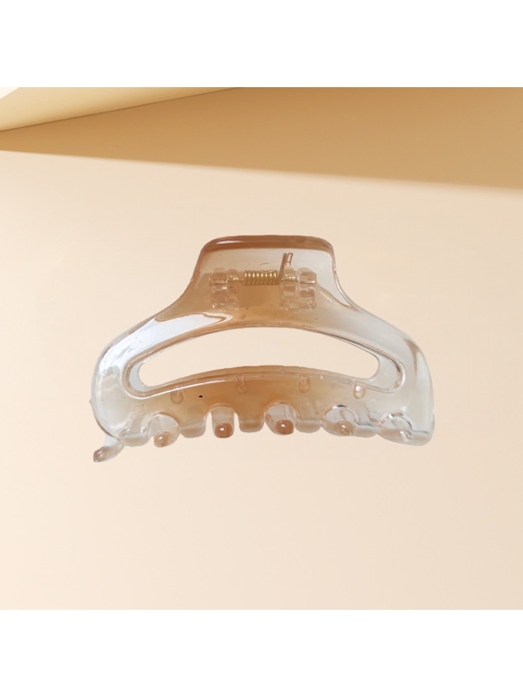 Beau - Gradient Half Moon Plastic Hair Claw Clip