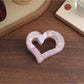 Beau - Iridescent Heart Shaped Claw Clip