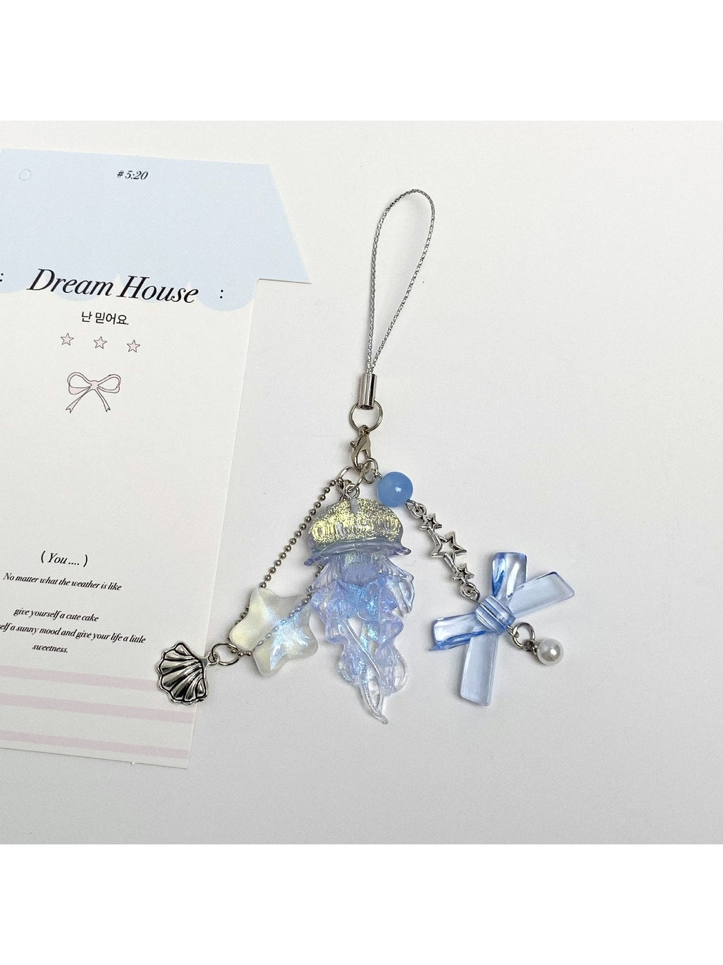 Keypus - Ocean Themed Jellyfish Star Detail Keychain