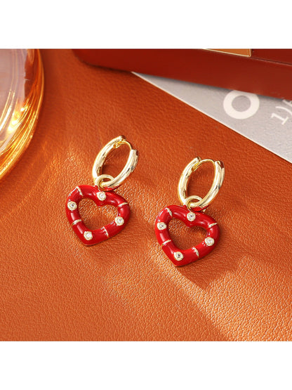 Earedge - Heart Shaped Detachable Earrings