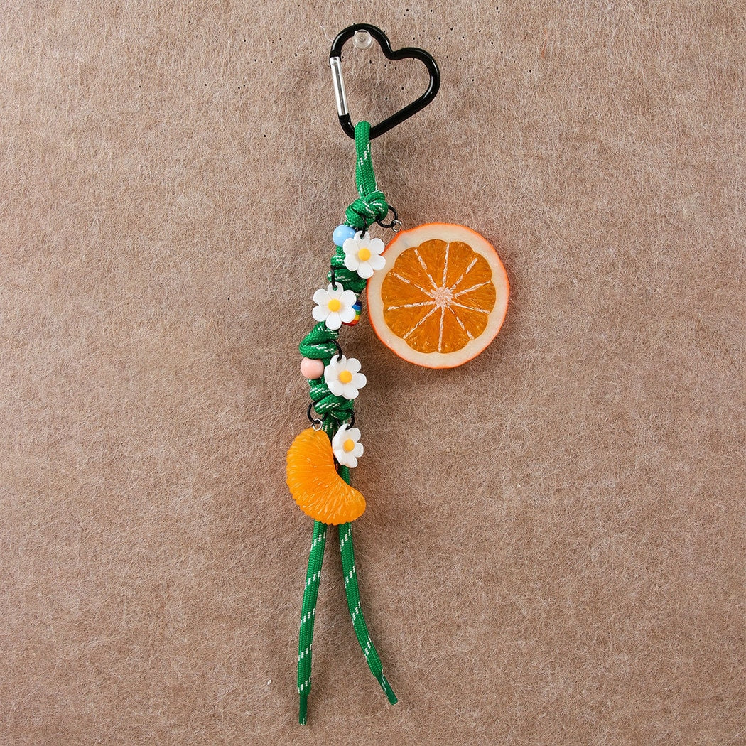 Keypus - Lemon Orange Shaped Bag Pendant Keychain