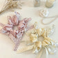 Gifty - Polka Dot Ribbon Bow Polyester Scrunchie
