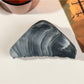 Beau - Marble Pattern Triangular Hair Claw