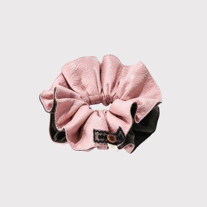 Gifty - Retro Double Layer Ruffle Scrunchie