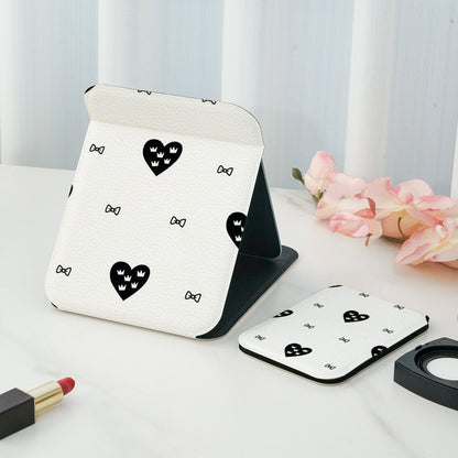 Mirroray - Heart and Fruit Print Portable Vanity Mirror