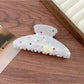 Beau - Chic Flower Scrunchie Claw Clip
