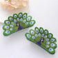 Beau - Retro Peacock Shaped Hair Claw Clip