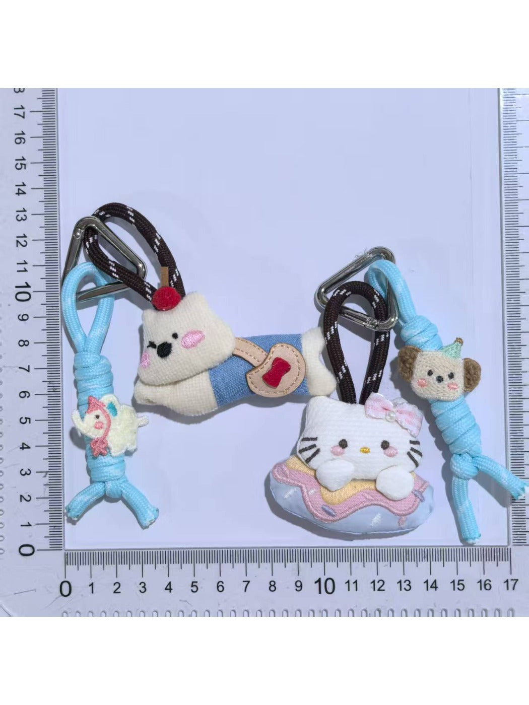 Keypus - Blue Puppy Bag Charm Keychain