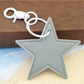 Keypus - Modern Minimalist PVC Alloy Star Keychain