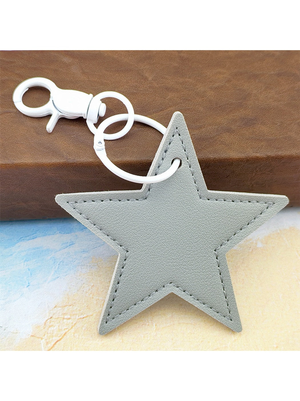 Keypus - Modern Minimalist PVC Alloy Star Keychain