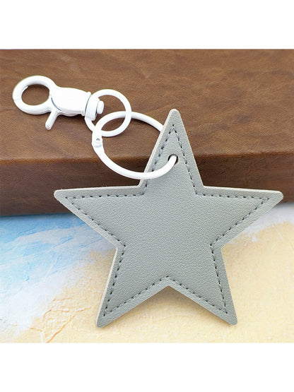Keypus - Modern Minimalist PVC Alloy Star Keychain