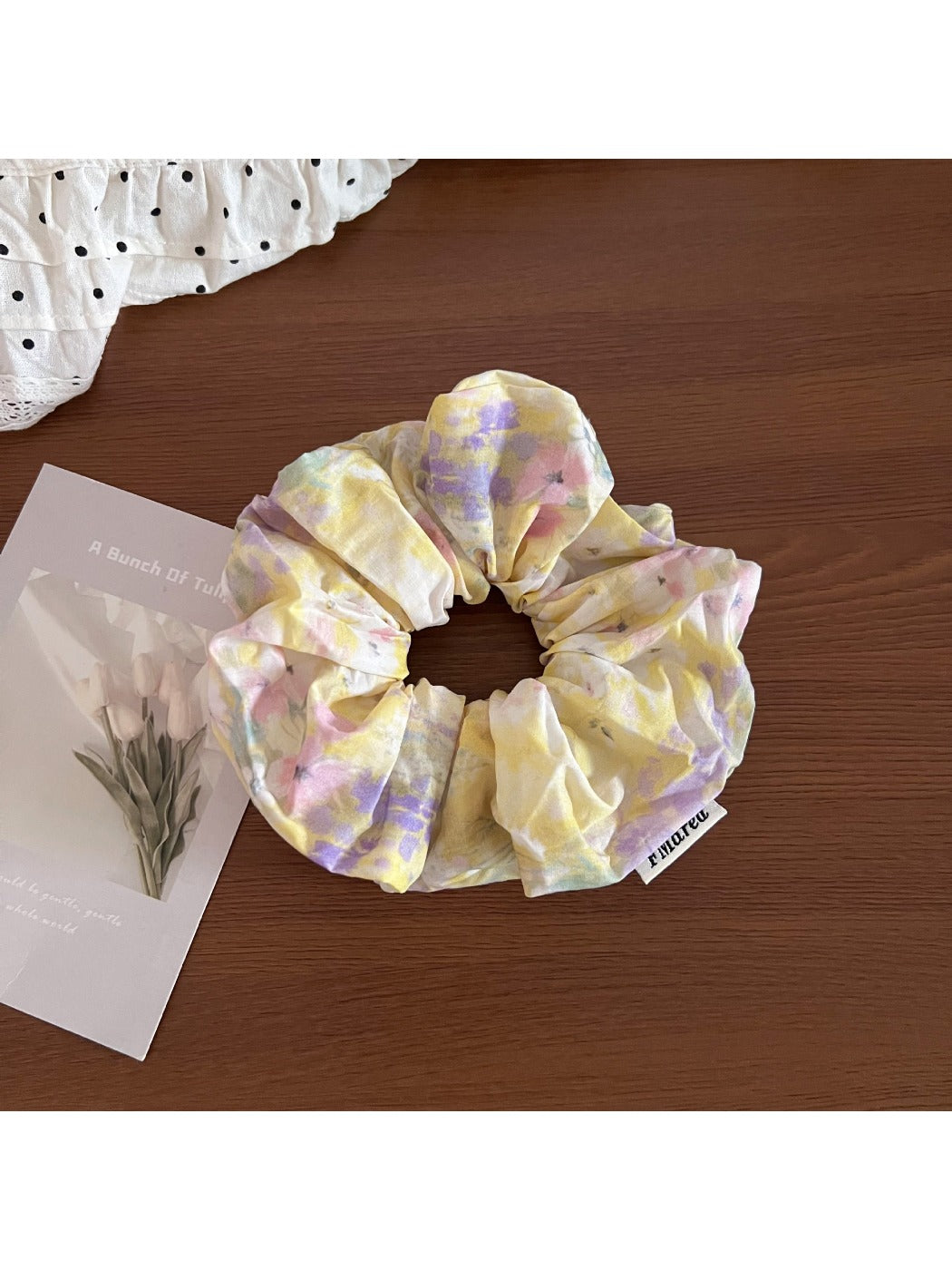 Gifty - Romantic Floral Spiral-Shaped Hair Tie