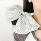 Gifty vintage style scrunchie displayed on a white background