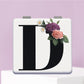 Mirroray - English Letter Floral Folding Makeup Mirror