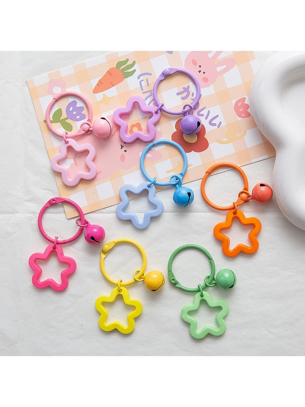Keypus - Fresh Colorful Star-Shaped Keychain