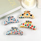 Beau - Classic Polka Dot Patterned Claw Clip