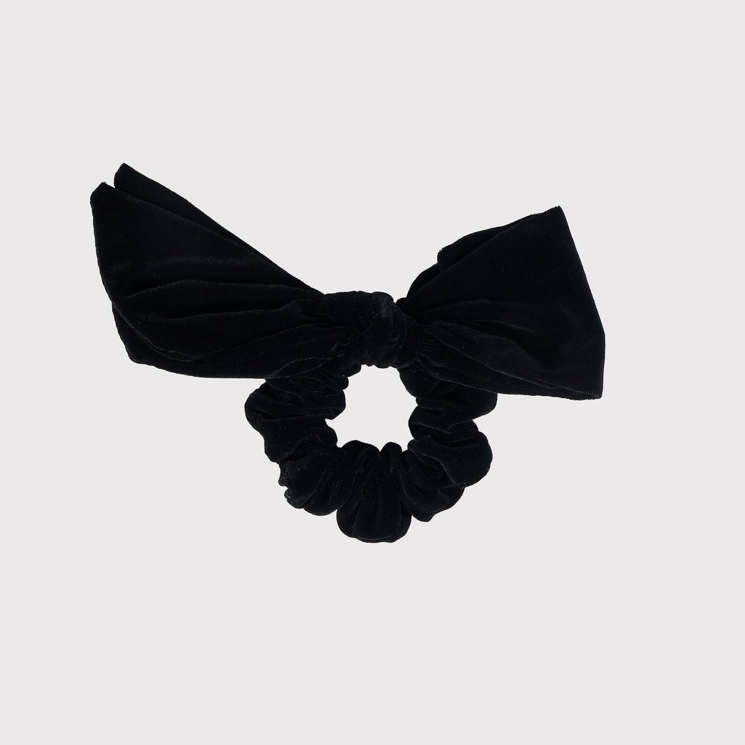 Gifty - Vintage Velvet Bow Detail Scrunchie