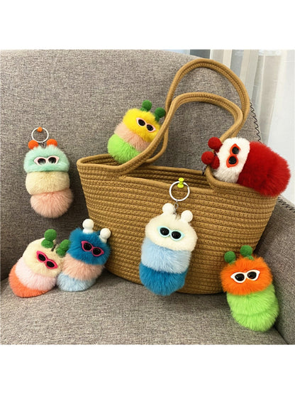 Keypus - Cute Creative Caterpillar Keychain