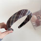 Gifty - Plaid Vintage Elegance Hair Hoop