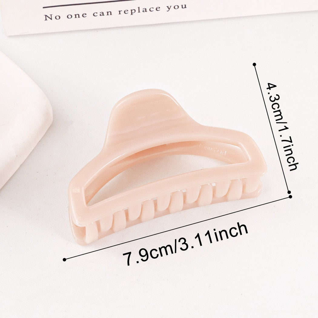 Beau - Simple Pastel Hollow Geometric Claw Clip