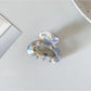 Beau - Hollowed Out Oval Shaped Claw Clip