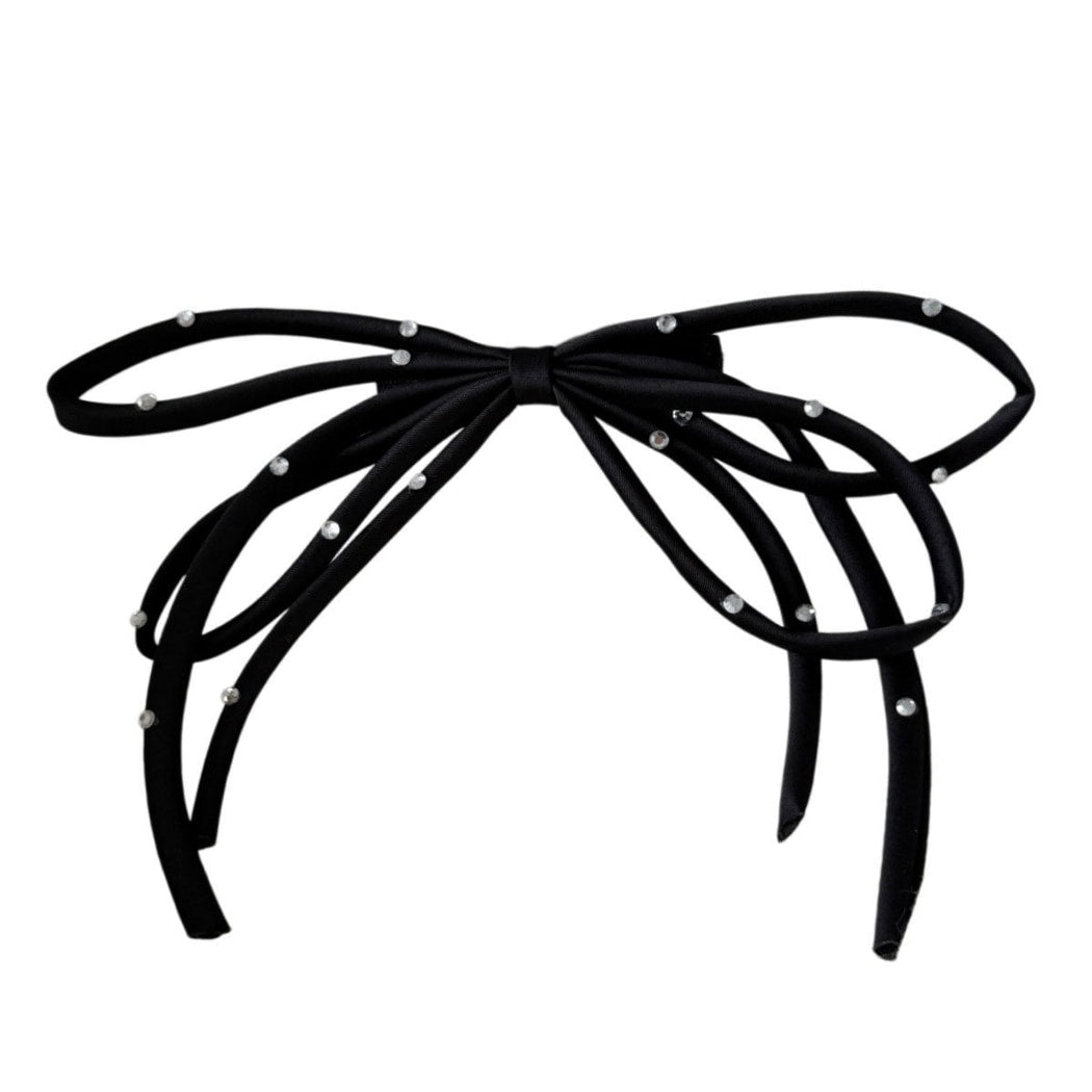 Beau - Sweet Style Rhinestone Bow Hair Clip