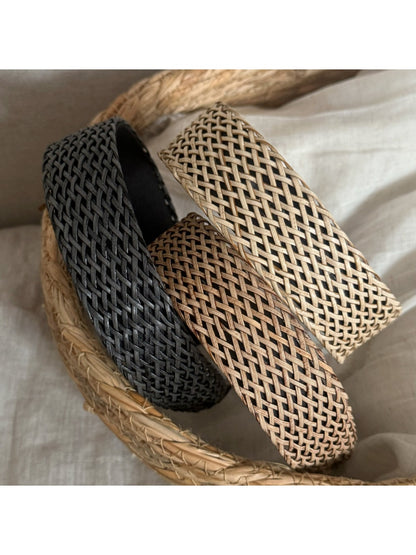 Gifty - Braided Look Wide Brim Fashion Headband
