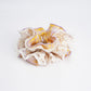 Gifty - Four-Layer Plaid Lace Trim Scrunchie