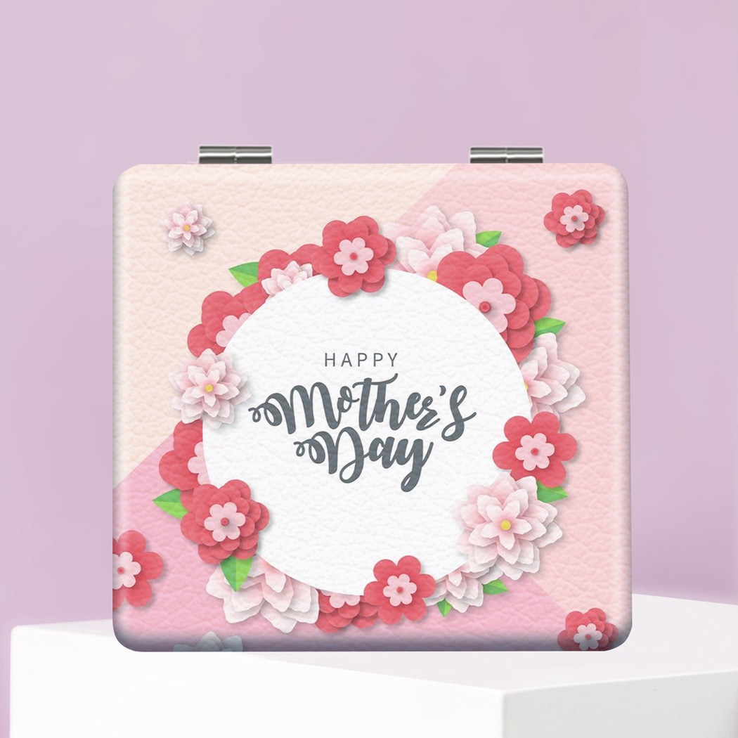 Mirroray - Mother's Day Floral Portable Mirror