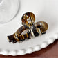 Beau - Acetate Bow Shaped Hollow Hair Clip