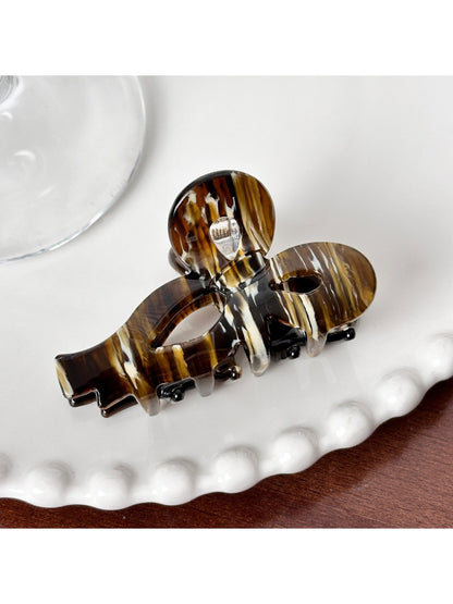 Beau - Acetate Bow Shaped Hollow Hair Clip