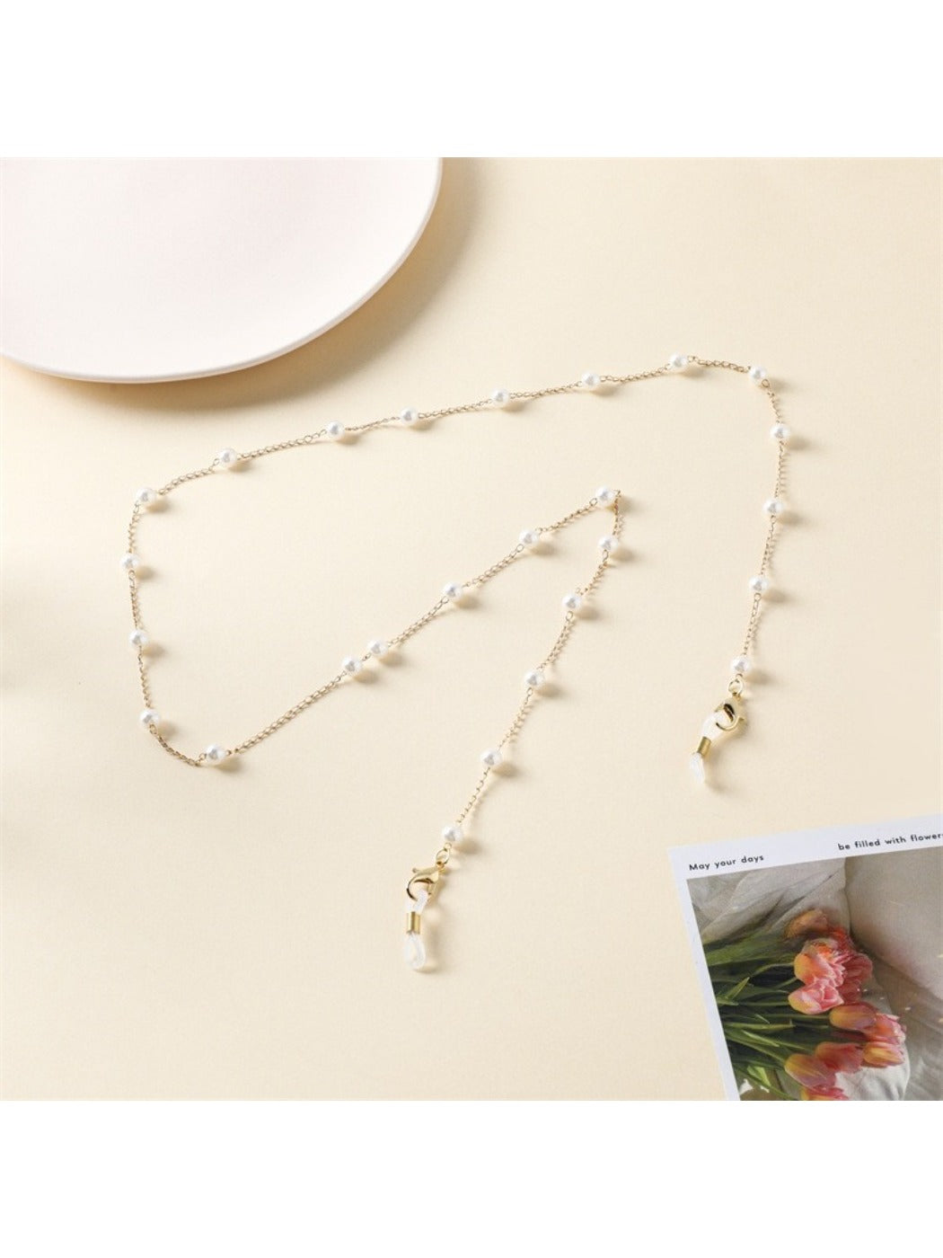 Velra - Elegant Beaded Eyeglass Strap