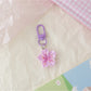 Keypus - Macaron Colored Cherry Blossom Keychain