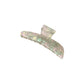 Beau - Glossy PVC Alloy Iridescent Hair Claw Clip