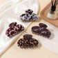 Beau - Leopard Print Half Moon Claw Clip