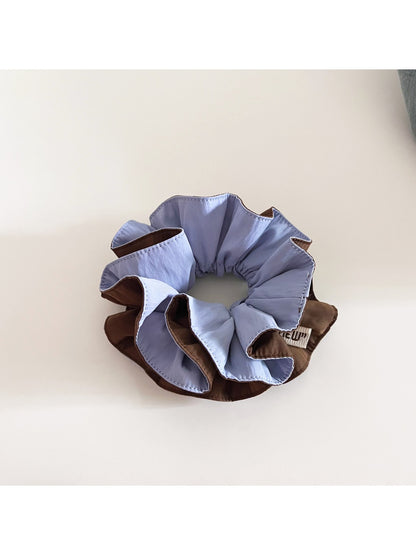 Gifty - Simple Two Tone Double Sided Scrunchie