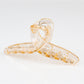 Beau - Clear Solid Color Crisscross Claw Clip