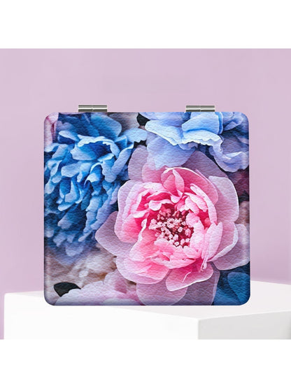 Mirroray - Floral Print Foldable Portable Compact Mirror
