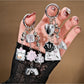 Keypus - Acrylic Alloy Bag and Bow Pendant Keychain