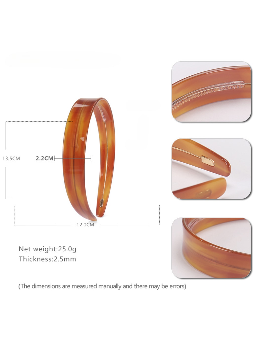 Gifty - Vintage Style Acetate Fiber Hair Hoop Headband