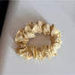 Beau - Plaid Fabric Covered Oval Alloy Hair Clip