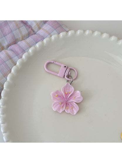 Keypus - Sweet Floral Pendant Key Ring Charm Keychain