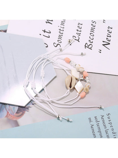 Lovra - Alloy Mermaid Tail Small Bead Bracelet