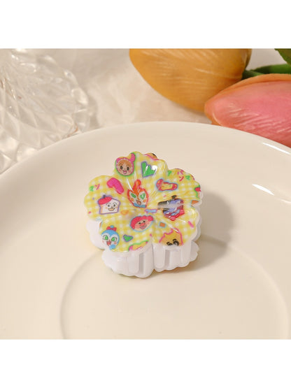 Beau - Cartoon Flower Shaped Hair Clip