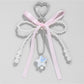 Keypus - Cute Y2K Lace Bow Bag Charm Keychain