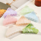 Beau - Marble Pattern Triangular Hair Claw