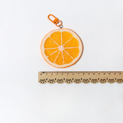 Keypus - Playful Lemon Orange Citrus Keychain