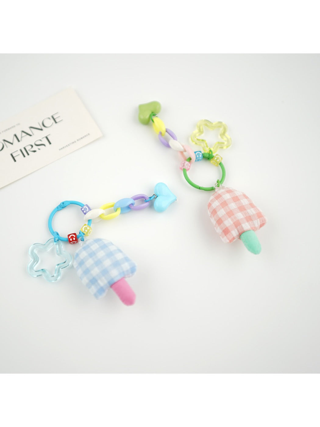 Keypus - Cute Love Grid Keychain