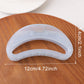 Beau - Minimal Curved Solid Claw Clip