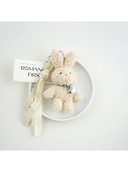 Keypus - Love Bow Bunny Backpack Pendant